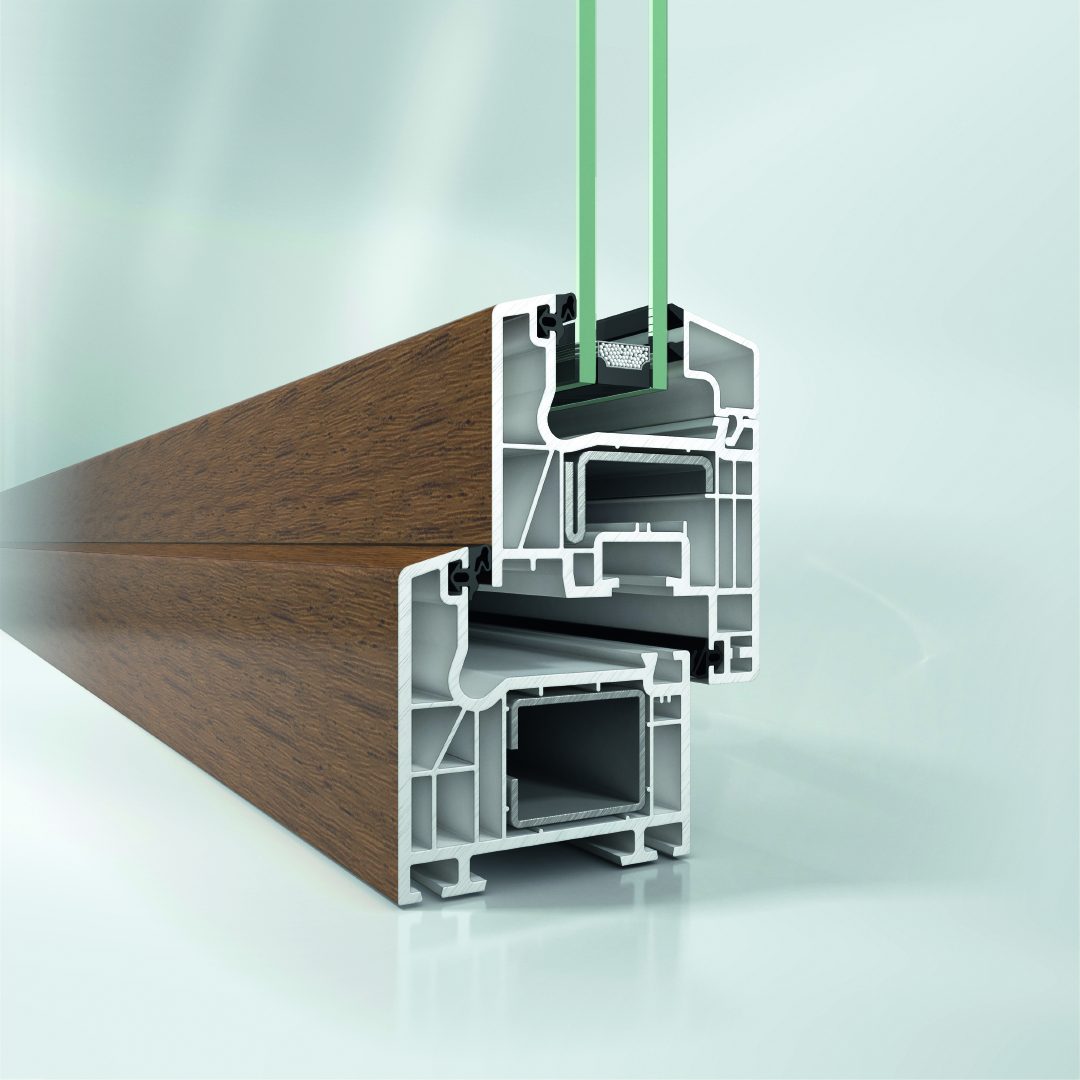 Schüco CT 70 — Sezione tecnica